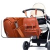 Vegan Leather Backpack Diaper Bag Vegan Leather Backpack Diaper Bag