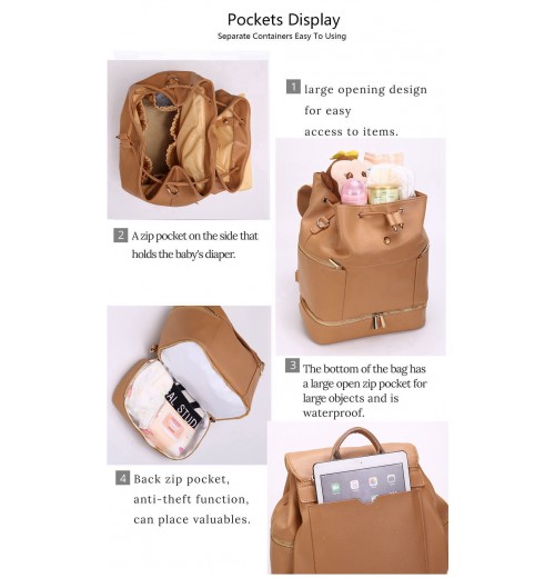 Diaper Bag Faux Leather Diaper Bag Faux Leather