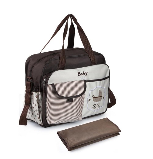 Dark Brown Unisex Messenger Diaper Bag Dark Brown Unisex Messenger Diaper Bag