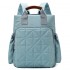 Quilted Nylon Diaper Bag